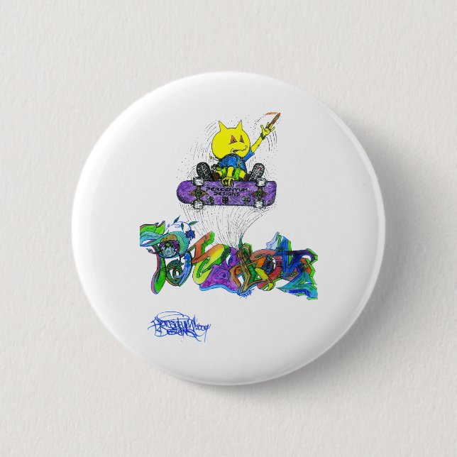 Bóton Redondo 5.08cm Percentum Ollie (Frente)