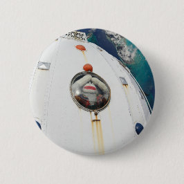 Bóton Redondo 5.08cm Perdido no macaco do espaço