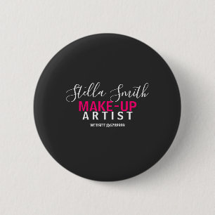 Bóton Redondo 5.08cm Personalised Makeup Artist Standard