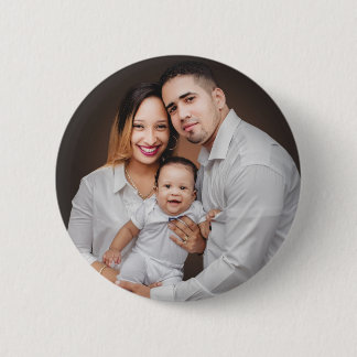 Bóton Redondo 5.08cm Personalized Family Photo Custom