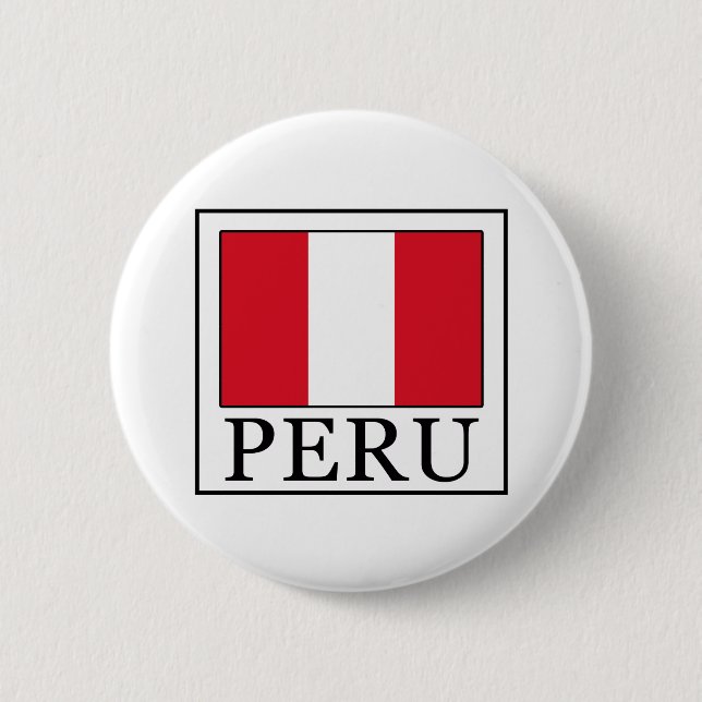 Bóton Redondo 5.08cm Peru (Frente)