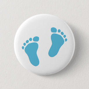 Bóton Redondo 5.08cm Pés do bebê