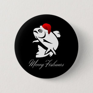 Bóton Redondo 5.08cm Pesca de Natal - Pesca Feliz