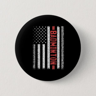 Bóton Redondo 5.08cm Peteca Bandeira Americana 4 De Julho Peteca Jogo