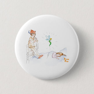 Bóton Redondo 5.08cm Peter Pan e Wendy