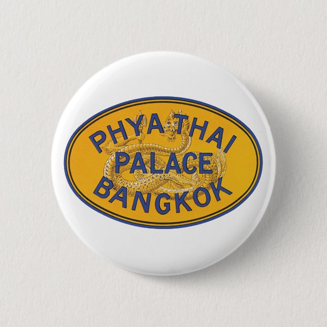 Bóton Redondo 5.08cm Phya Thai Palace Bangkok (Frente)