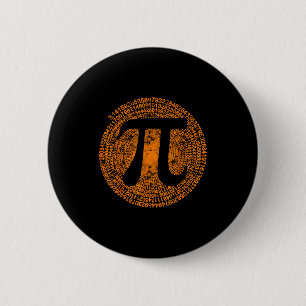 Bóton Redondo 5.08cm Pi 3,14 Número Símbolo Pi Presente de Matemática C