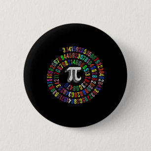 Bóton Redondo 5.08cm Pi Day 3.14159 Pi - Símbolo Ciência E Professor De