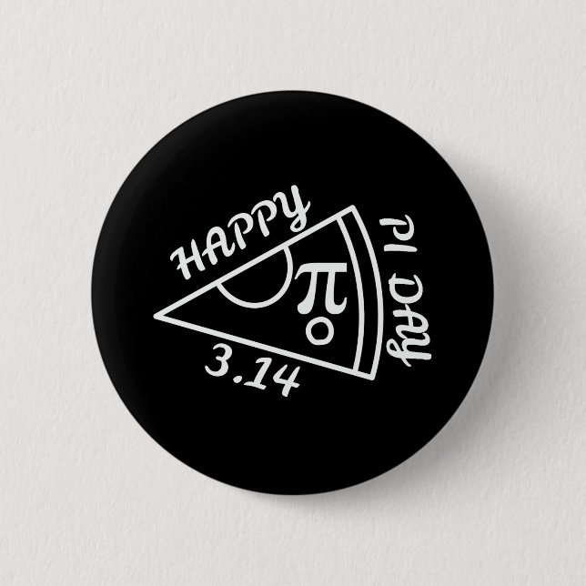 Bóton Redondo 5.08cm Pi Day Happy Pi Day (Frente)