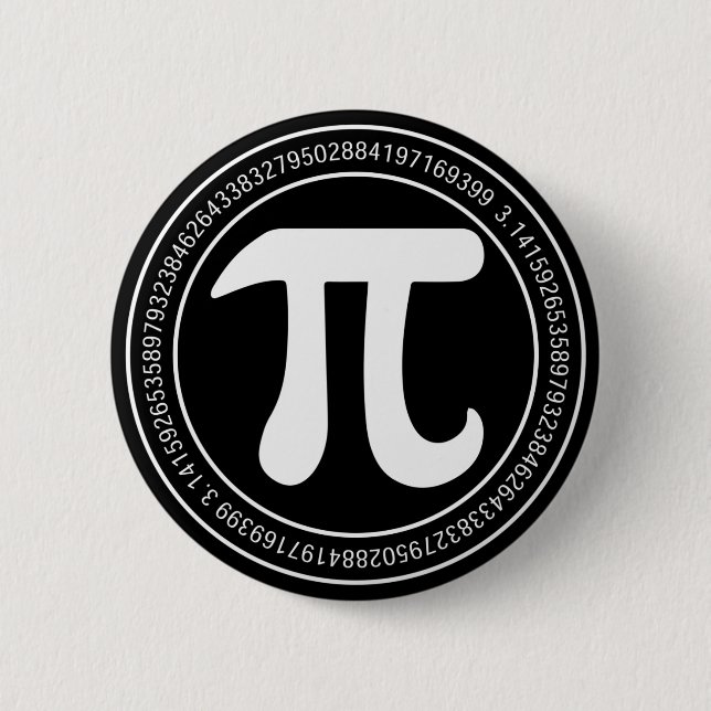 Bóton Redondo 5.08cm Pi Day Math (Frente)