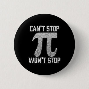 Bóton Redondo 5.08cm Pi não consegue parar o Pi dia 3.14 da Matemática