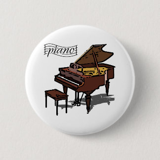 Bóton Redondo 5.08cm Piano de cauda
