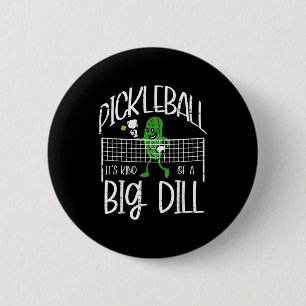 Bóton Redondo 5.08cm Pickleball tipo grande dill divertido pickle ball