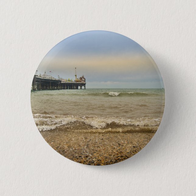 Bóton Redondo 5.08cm Píer Brighton (Frente)