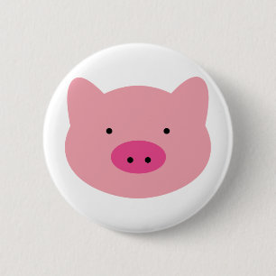 Bóton Redondo 5.08cm pig