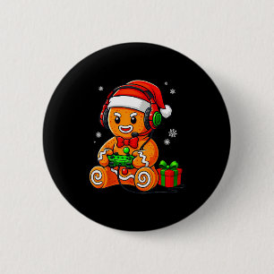 Bóton Redondo 5.08cm Pijamas engraçados de gengibre para jogos Natal Xm