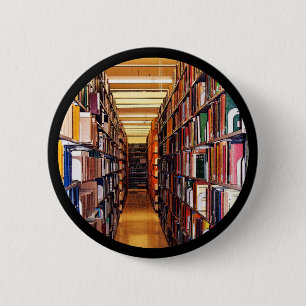 Bóton Redondo 5.08cm Pilhas da biblioteca
