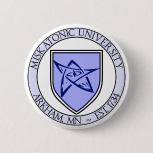 Bóton Redondo 5.08cm Pin 2" da universidade de Miskatonic