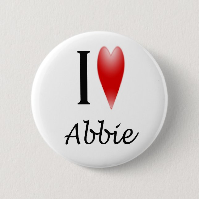 Bóton Redondo 5.08cm Pin 4 Abbie (Frente)