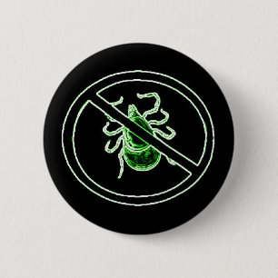 Bóton Redondo 5.08cm Pin da consciência da doença de Lyme do