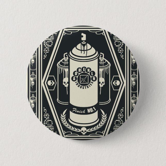 Bóton Redondo 5.08cm Pin da lata de pulverizador (Frente)