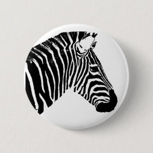 Bóton Redondo 5.08cm Pin da zebra