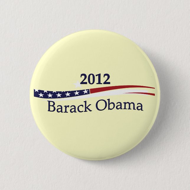 Bóton Redondo 5.08cm Pin de Barack Obama/botão (Frente)