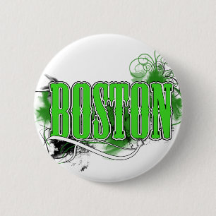 Bóton Redondo 5.08cm Pin de Boston