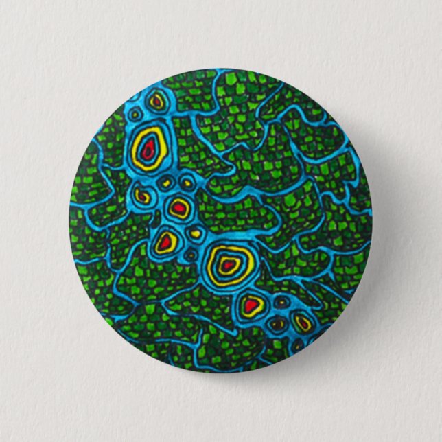 Bóton Redondo 5.08cm Pin de Gwana (Frente)