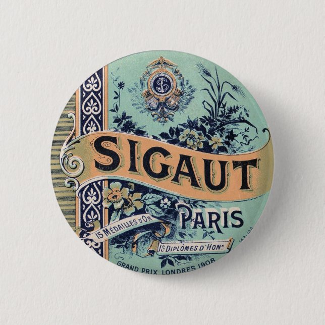 Bóton Redondo 5.08cm Pin de Paris (Frente)