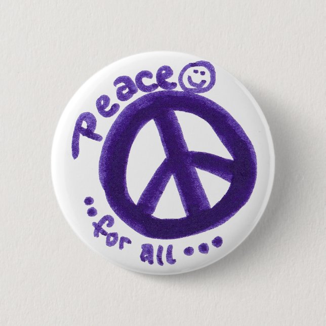 Bóton Redondo 5.08cm Pin de PeaceForAll (Frente)