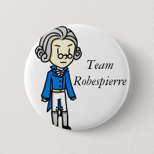 Bóton Redondo 5.08cm Pin de Robespierre da equipe