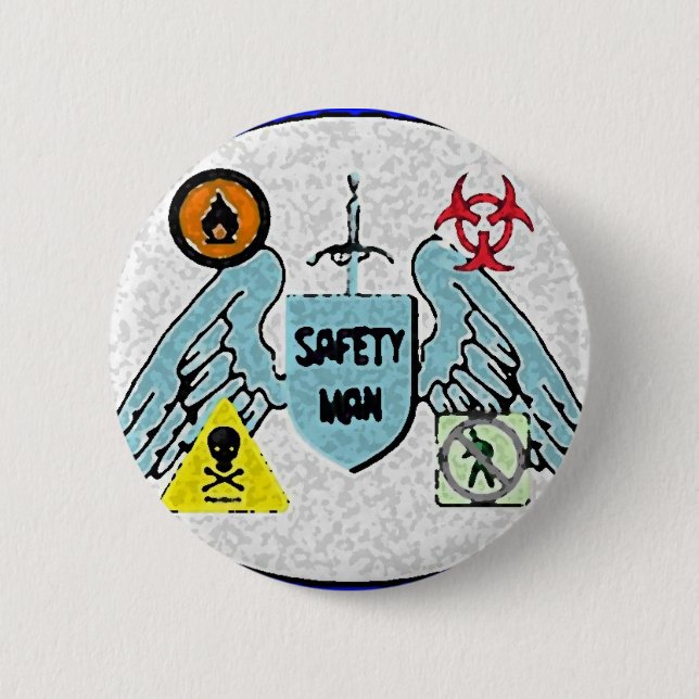 Bóton Redondo 5.08cm Pin de segurança (Frente)