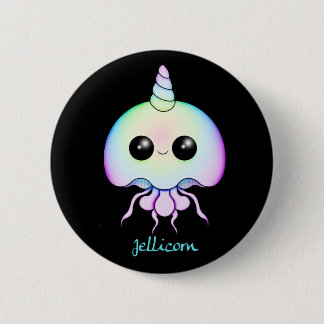 Bóton Redondo 5.08cm Pin do botão de Jellicorn
