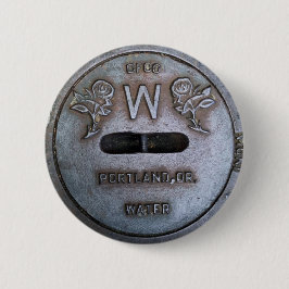 Bóton Redondo 5.08cm Pin do cobrir da água de Portland