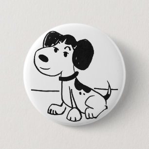 Bóton Redondo 5.08cm Pin do filhote de cachorro