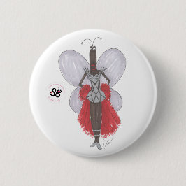 Bóton Redondo 5.08cm Pin geométrico do botão da forma da celebridade