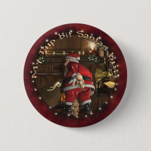 Bóton Redondo 5.08cm Pin o filhote de cachorro em favores do jogo de