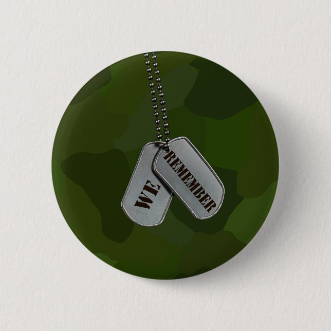 Bóton Redondo 5.08cm Pin Patriótico (Frente)