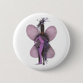 Bóton Redondo 5.08cm Pin Pseudo da forma da pena da pista de decolagem