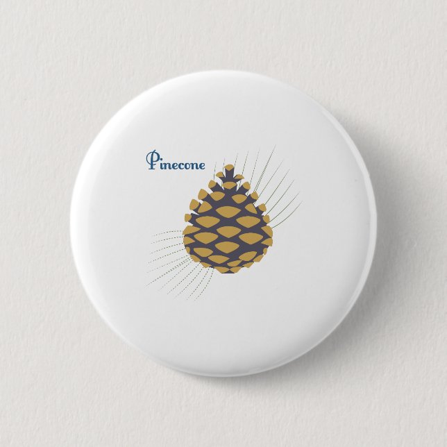 Bóton Redondo 5.08cm Pinecone (Frente)