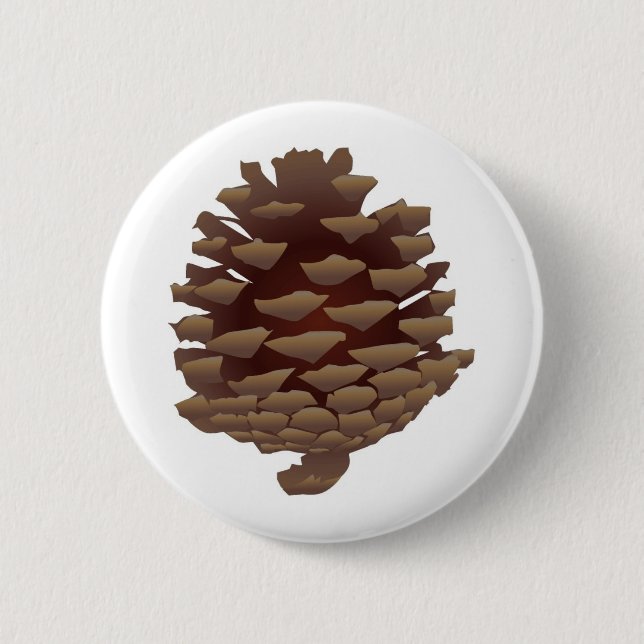 Bóton Redondo 5.08cm Pinecone Russo (Frente)