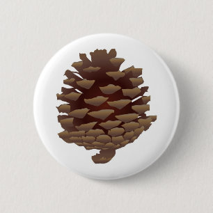 Bóton Redondo 5.08cm Pinecone Russo