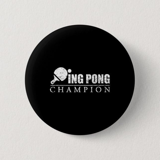 Bóton Redondo 5.08cm Ping Pong Champion (Frente)