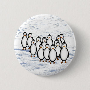 Bóton Redondo 5.08cm Pinguins
