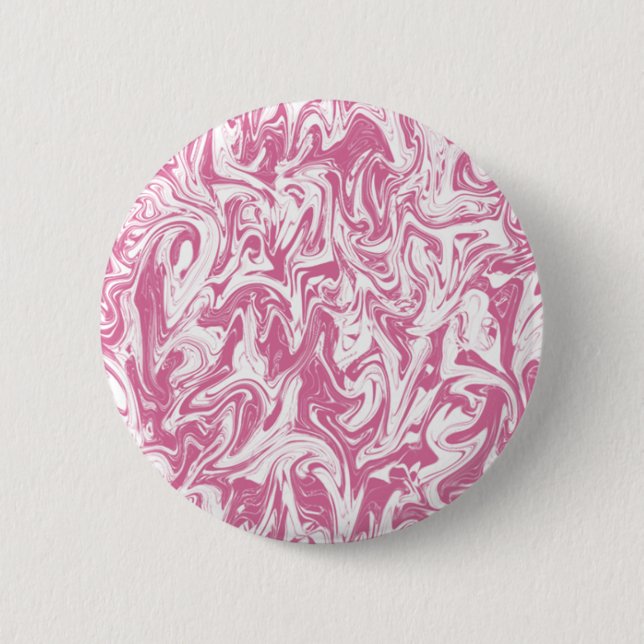 Bóton Redondo 5.08cm Pink & White Swirl (Frente)