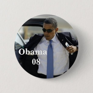 Bóton Redondo 5.08cm Pino de Obama
