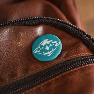 Bóton Redondo 5.08cm Pino de Quadro Branco Duo do Jogo do conselho