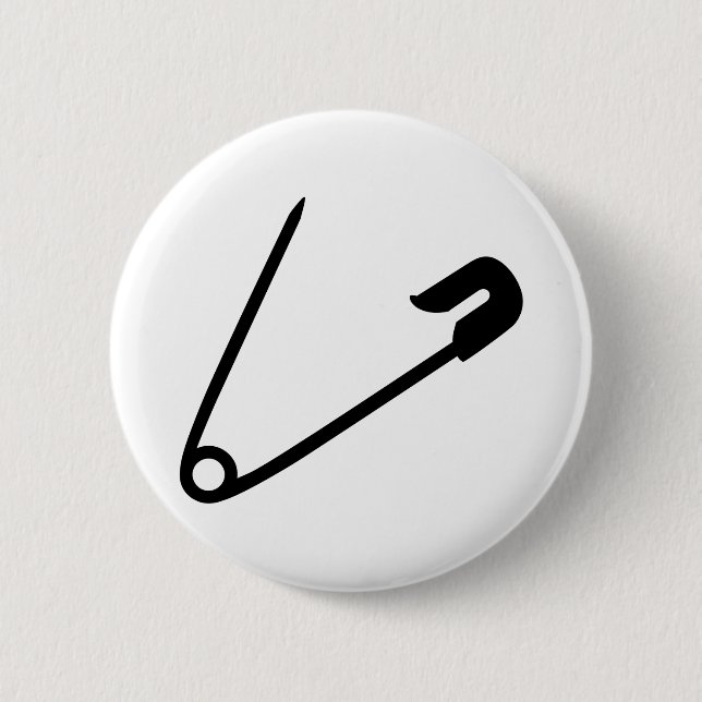 Bóton Redondo 5.08cm Pino de segurança (Frente)