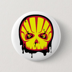 Bóton Redondo 5.08cm Pino do boicote $hell